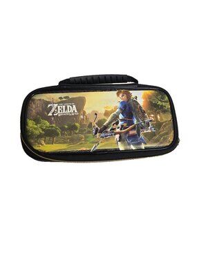 The Legend of Zelda Breath of the Wild Hard Shell Carrying Case Black for Switch